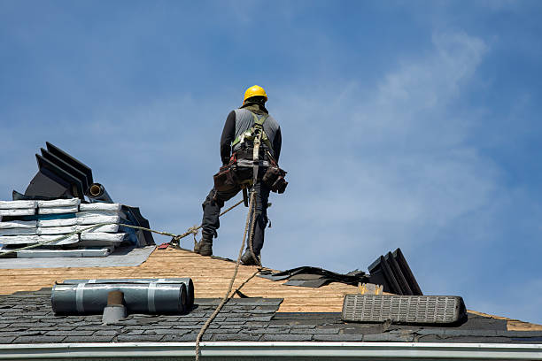 Professional Gutter Installation technician working in Garden City, AL